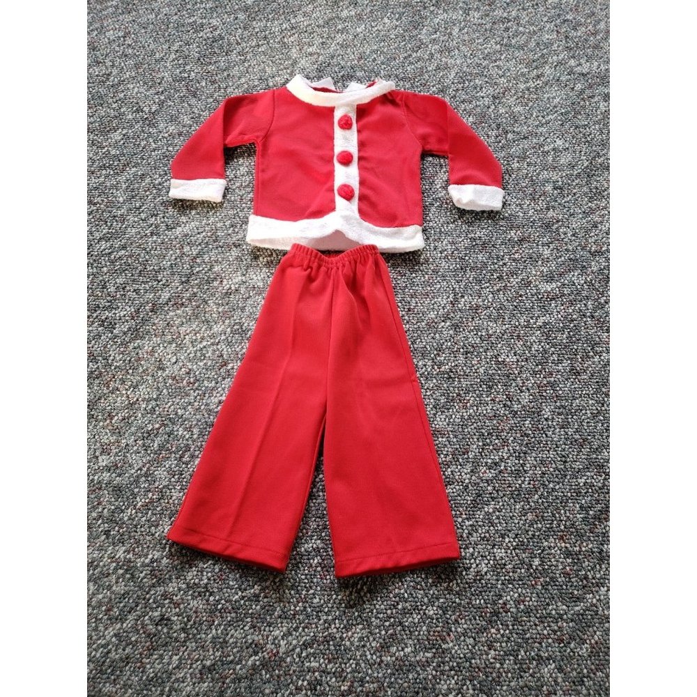 70s Toddler Santa Pants and Top